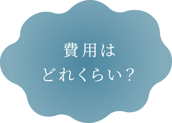 費用はどれくらい?